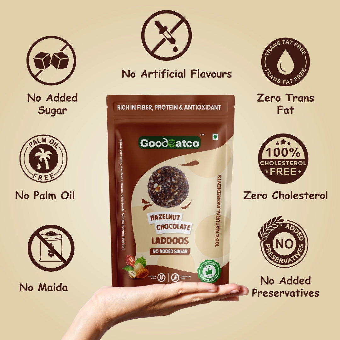 Hazelnut Chocolate Laddoos - 180g
