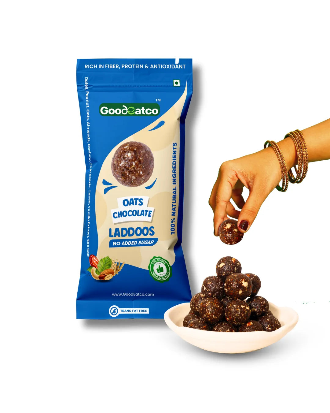 Oats Chocolate Laddoos  - 40g