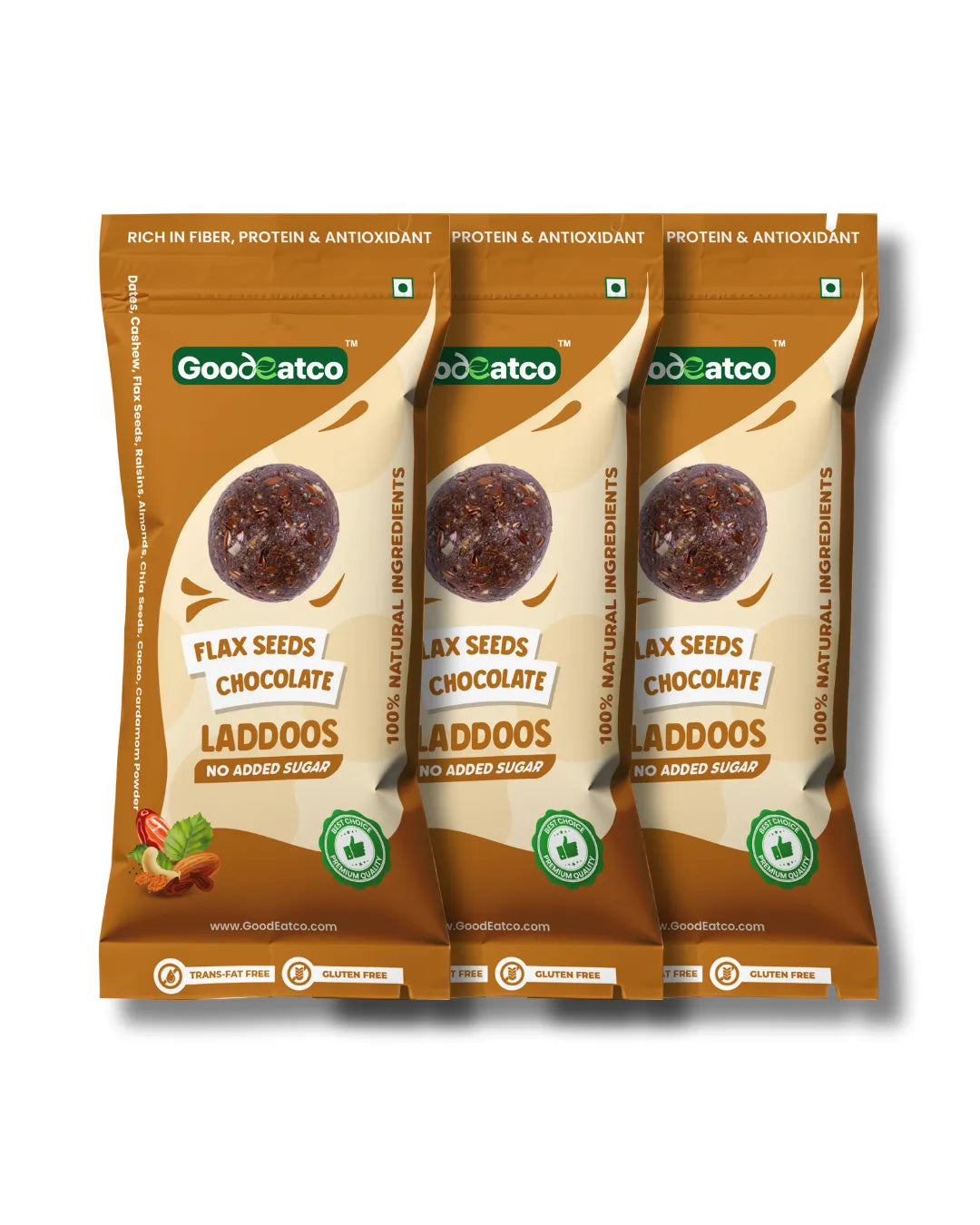 Flax Seeds Chocolate Laddoos  - 40g