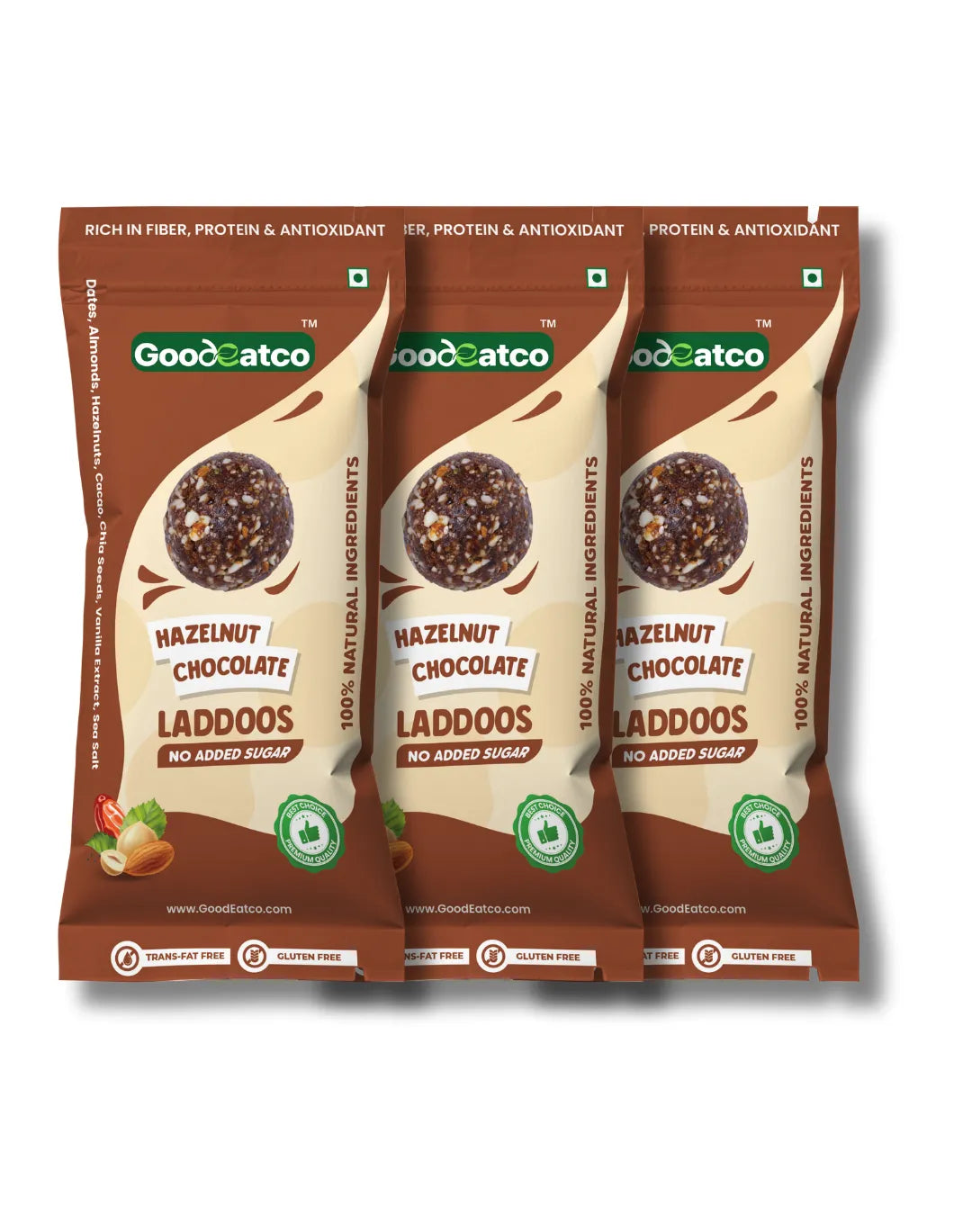 Hazelnut Chocolate Laddoos  - 40g