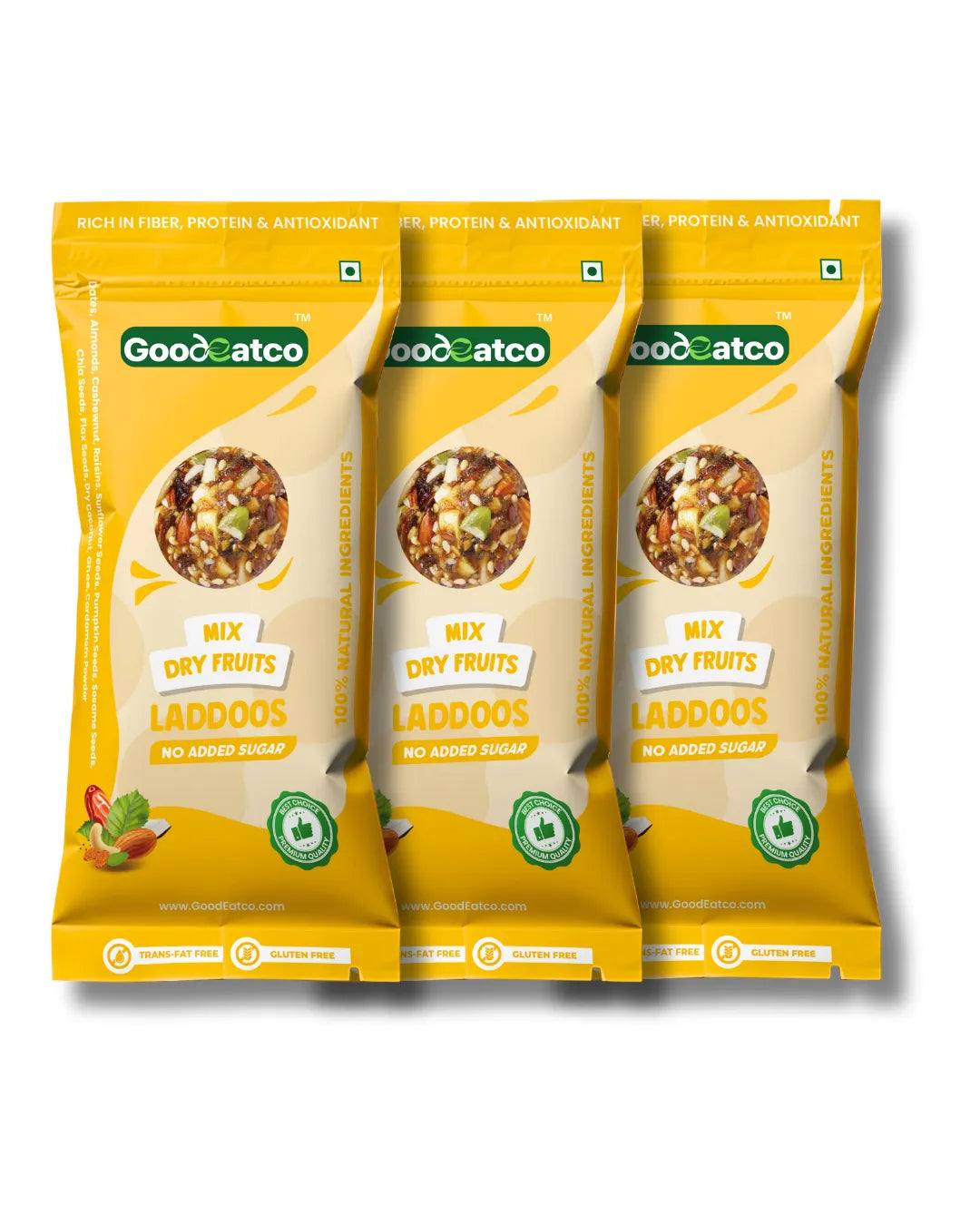Mix Dry Fruits Laddoos  - 40g