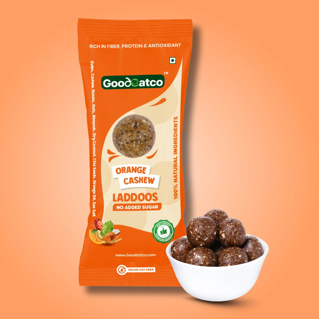 Orange Cashew Laddoos  - 40g