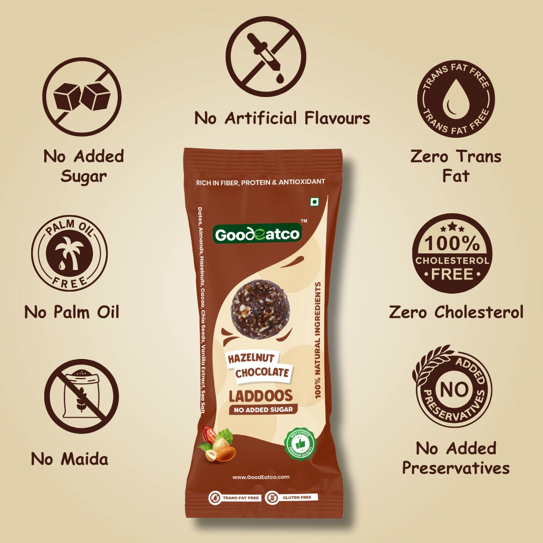 Hazelnut Chocolate Laddoos  - 40g