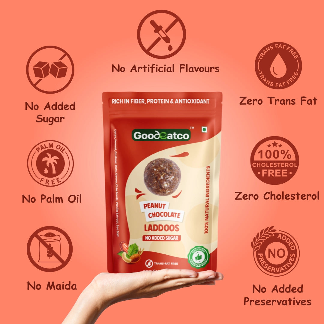 Peanut Chocolate Laddoos  - 180g