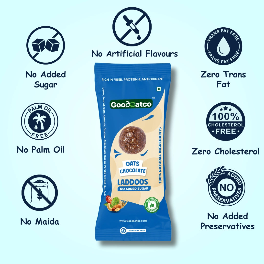 Oats Chocolate Laddoos  - 40g