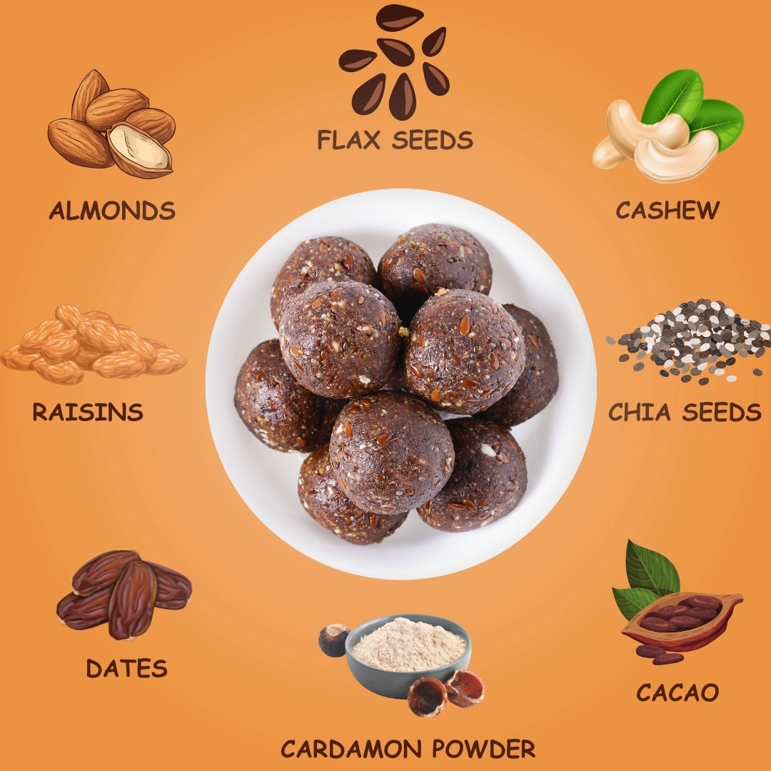 Flax Seeds Chocolate Laddoos  - 40g