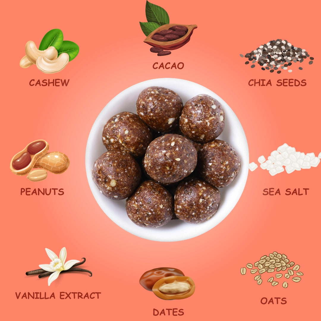 Peanut Chocolate Laddoos  - 40g