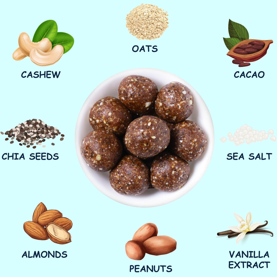 Oats Chocolate Laddoos  - 180g