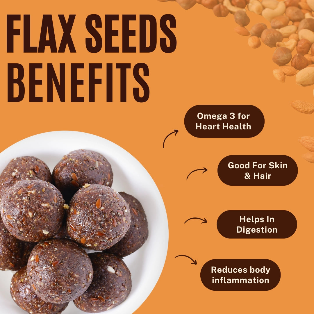 Flax Seeds Chocolate Laddoos - 180g